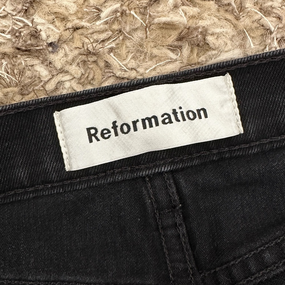 Reformation Serena high skinny black jeans - Picture 3 of 8
